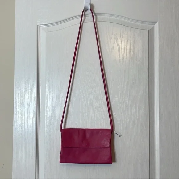 Free People Nicola Crossbody Leather Bag Pink - Picture 5 of 15